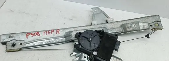Front door window regulator with motor