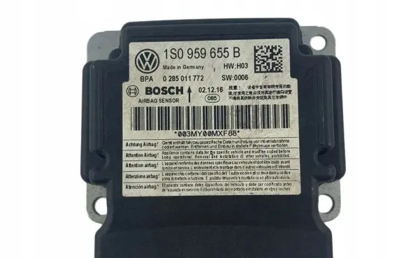 Skoda Citigo Airbag control unit/module 1S0959655B