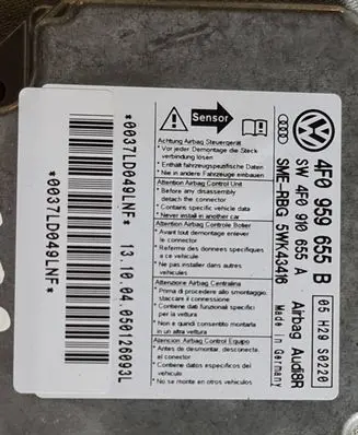 Audi A6 S6 C6 4F Airbag control unit/module 4F0959655B 4F0910655A 0037LD049LNF