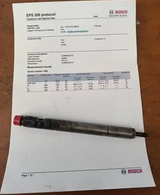 Mercedes-Benz C W204 Fuel injector 3578KA1L EM72588 0700987