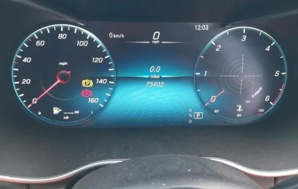 Mercedes-Benz C W205 Speedometer (instrument cluster) A2059006949 A2055404137