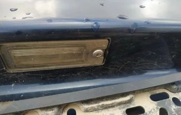 Volvo S80 Number plate light