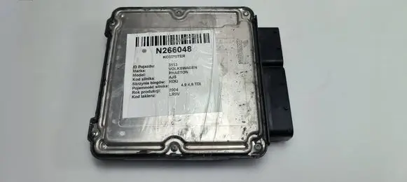 Volkswagen Phaeton Engine control unit/module 070906016B 0281010737 1039S03507