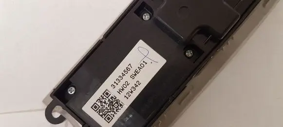 Volvo V40 Electric window control switch 31334567