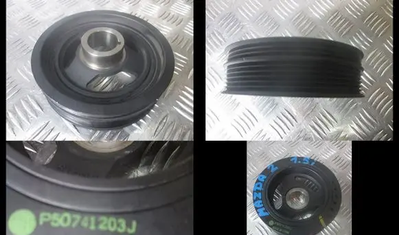Mazda 2 Crankshaft pulley p50741203j