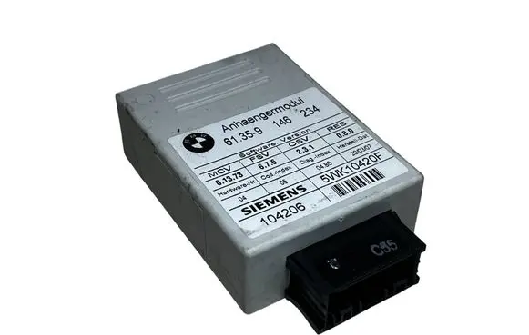 BMW 5 E60 E61 Tow bar trailer control unit/module 61359146234 104206 5WK10420F