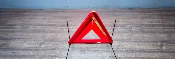 Volkswagen PASSAT CC Emergency warning sign 3C5860251