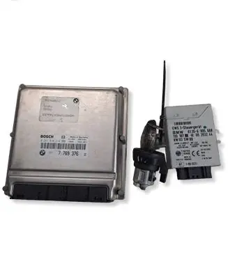 BMW 5 E39 Engine ECU kit and lock set 7789376 61356905668