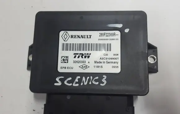 Renault Scenic III - Grand scenic III Hand brake control module 285F22369RXAUTOPX 285F22369R A2C31099001