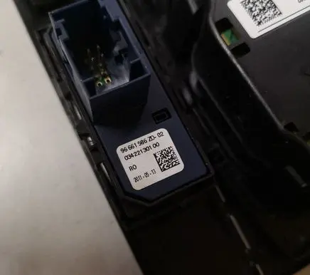 Peugeot 508 Head unit multimedia control 9665668380 9686453077 96661586ZD