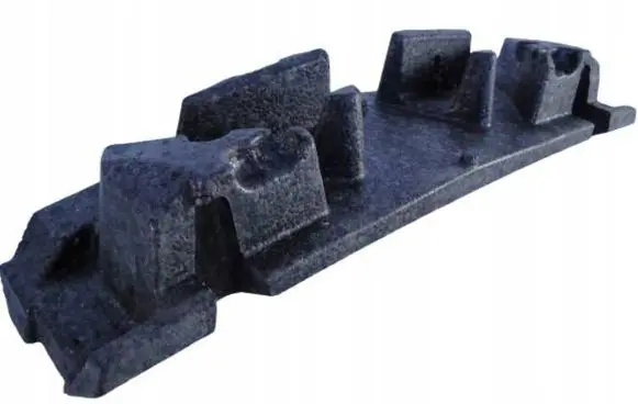 Front bumper foam support bar
