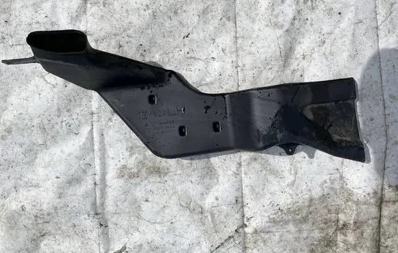 Cabin air duct channel