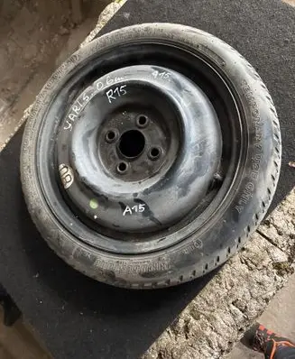 Toyota Yaris R15 spare wheel 