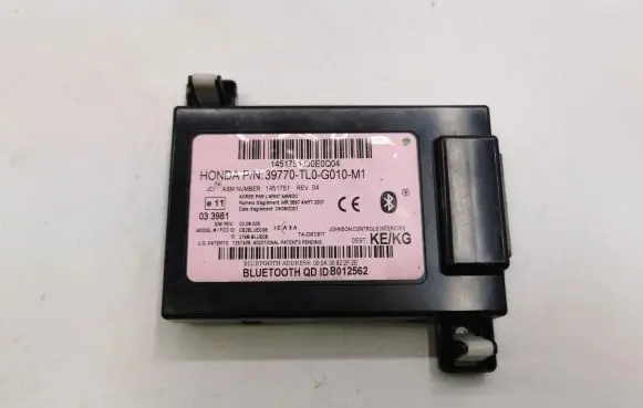Honda Accord Bluetooth control unit module 39770TL0G010M1 1451751