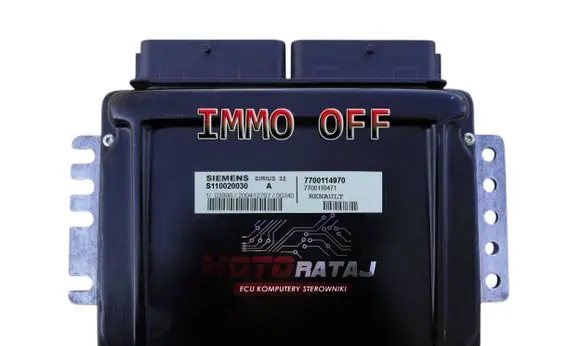 Renault Kangoo II Engine control unit/module 7700114970 S110020030A 7700110471