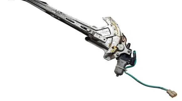 Front door window regulator with motor