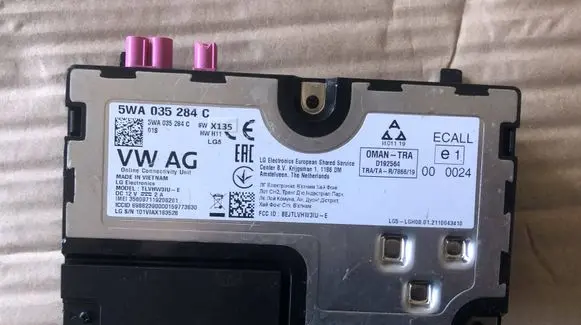 Volkswagen Golf VIII Other control units/modules 5WA035284C