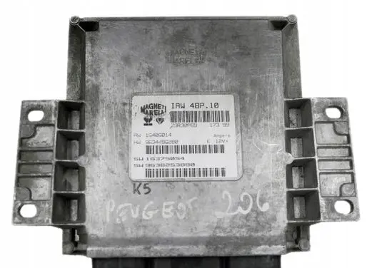Peugeot 206 Engine control unit/module 9634496280 IAW48P10