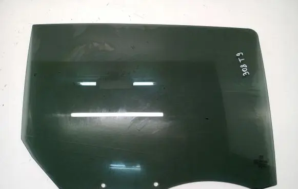 Peugeot 308 Rear door window glass 17096541321
