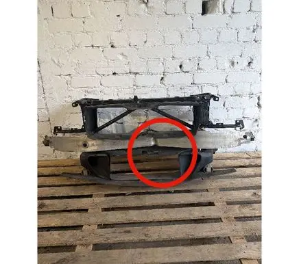 BMW 3 F30 F35 F31 Radiator support slam panel bracket 7255413 15677210