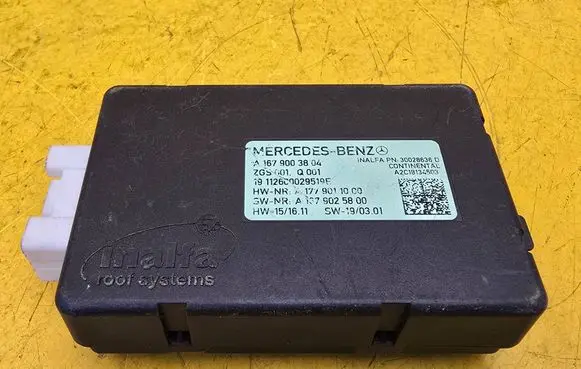 Mercedes-Benz GLE W167 Sunroof control unit/module A1679003804