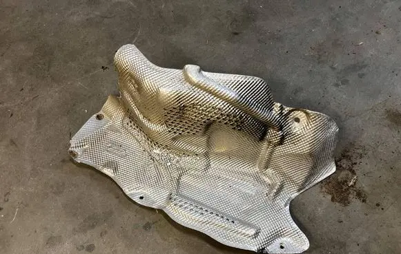 Mercedes-Benz GLS X166 Exhaust heat shield A1666821600