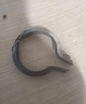 BMW 7 F01 F02 F03 F04 Muffler pipe connector clamp 7576986