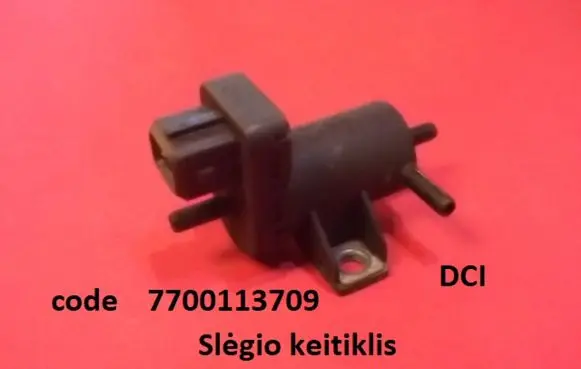 Nissan Primastar Turbo solenoid valve 7700113709