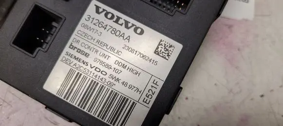 Volvo S40 Front door window regulator motor 31264780AA 080216 979037100