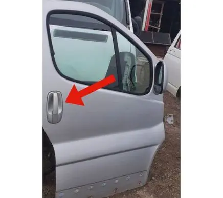 Opel Vivaro Front door exterior handle 9168524 8200170597 91168523