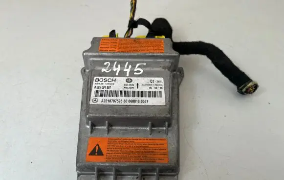 Mercedes-Benz S W221 Airbag control unit/module A2218707526 0608180537 0285001897