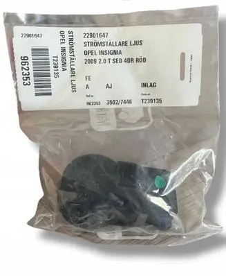Opel Insignia A Light switch 22901647