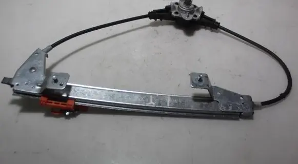 Rear window lifting mechanism without motor