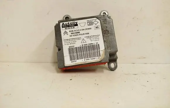 Citroen Berlingo Airbag control unit/module 9653190880 603602500