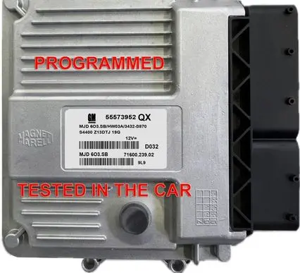 Opel Corsa D Engine control unit/module 55573952QX