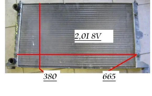Ford Galaxy Coolant radiator 1H0121253 862488E