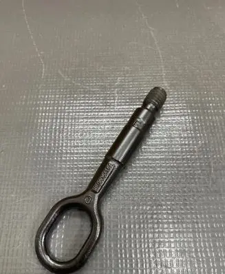 Towing hook eye