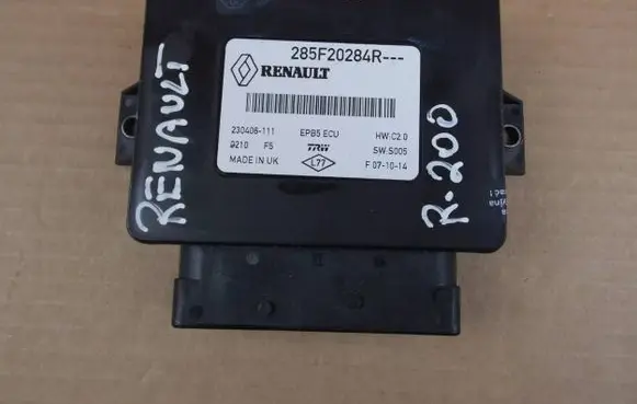 Renault Megane IV Hand brake control module 285F20284R