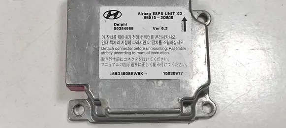 Hyundai Elantra Airbag control unit/module 959102D500 09384969 69D490BEW8K