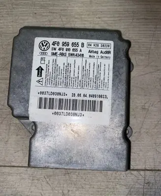 Audi A6 S6 C6 4F Airbag control unit/module 4F0959655B 4F0910655A 0037LD030NJ3