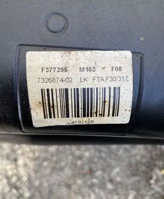 BMW 3 F30 F35 F31 Fuel tank 7326874