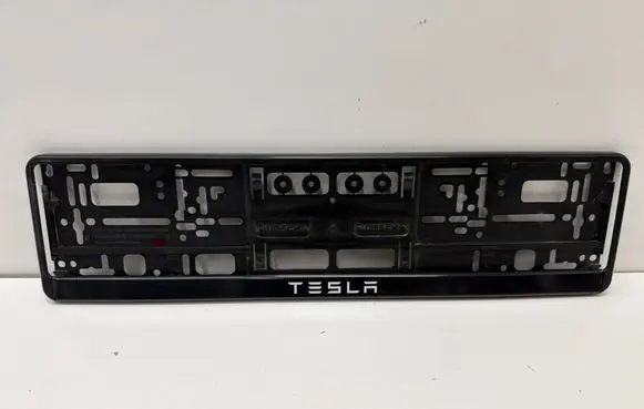 Tesla Model Y Number Plate Surrounds Holder Frame 1400752
