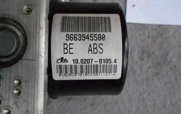 Peugeot 207 ABS Pump 9663945580 10097011463 10020701054