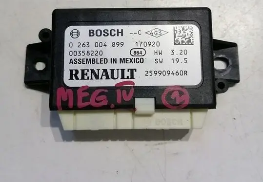 Renault Megane IV Parking PDC control unit/module 0263004899