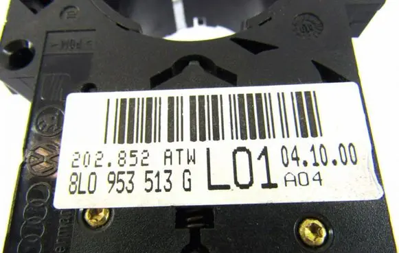 Skoda Fabia Mk1 (6Y) Light switch 8L0953513G