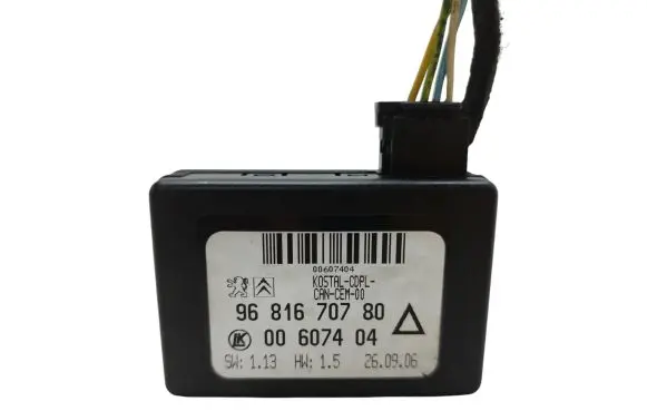 Peugeot 207 Rain sensor 9681670780 00607404