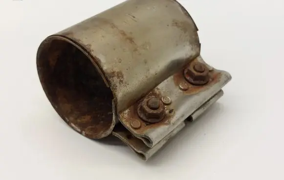 Volkswagen PASSAT B8 Muffler pipe connector clamp 1K0253141AA