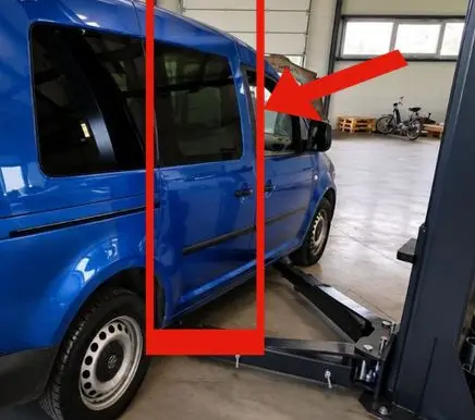 Volkswagen Caddy Sliding door rubber seal