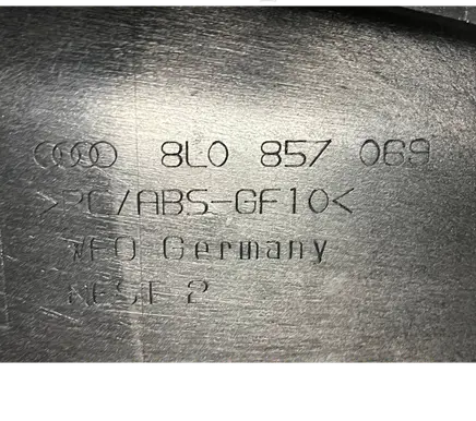 Audi A3 S3 8L Dashboard 8L0857069 8L0857969