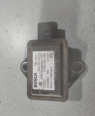 Audi A4 S4 B6 8E 8H ESP acceleration yaw rate sensor 8E0907637A 0008690 0265005247